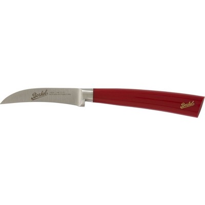 coltello elegance rosso - spelucchino curvo cm.7